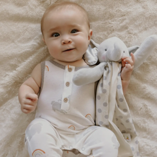 Peanut the Elephant Buddy Blanket