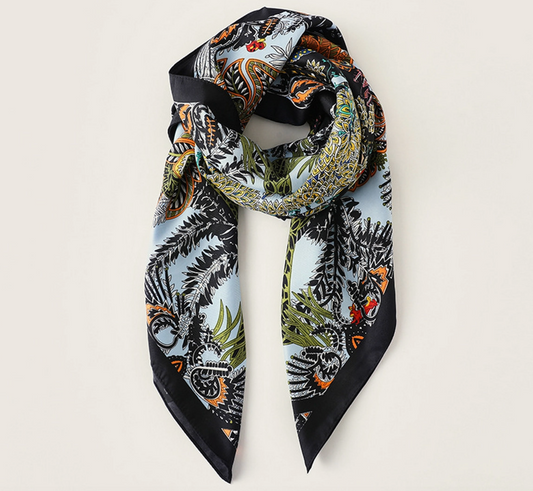 Vintage French Print Scarf