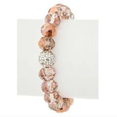 Crystal Bead Stretch Bracelet