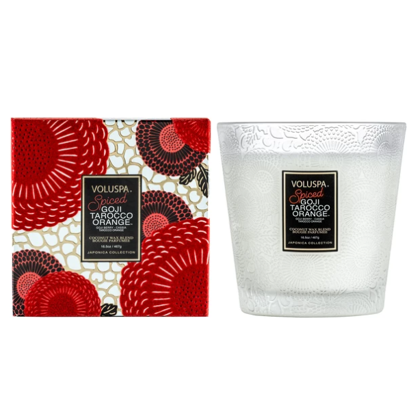 Candle- 2 wick Hearth - Spiced Goji