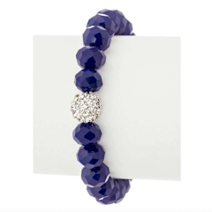 Crystal Bead Stretch Bracelet