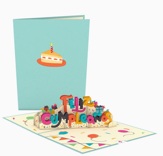 Lovepop Birthday Card - Feliz Cumpleanos