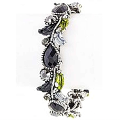 Mixed Crystal Bangle Bracelets