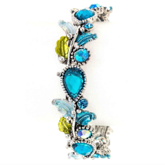 Mixed Crystal Bangle Bracelets