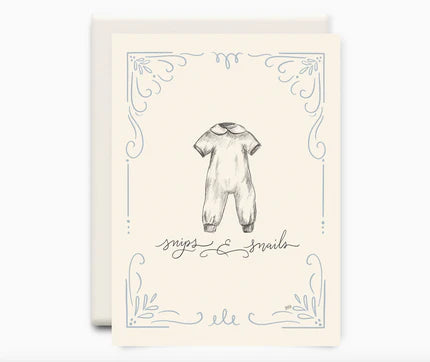 Snips and Snails Greeting Card
