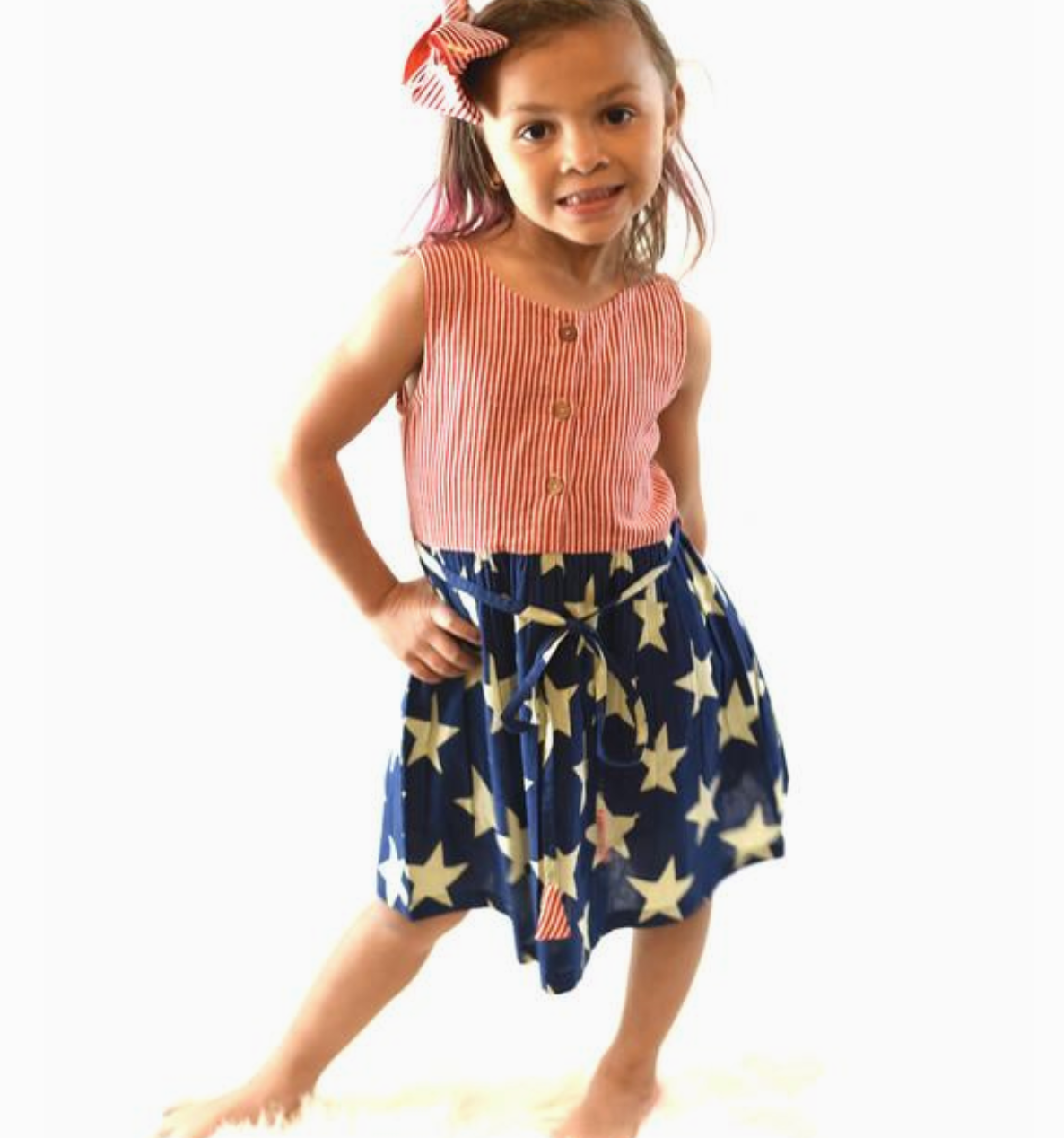 Stars & Stripes Dress - 6Y