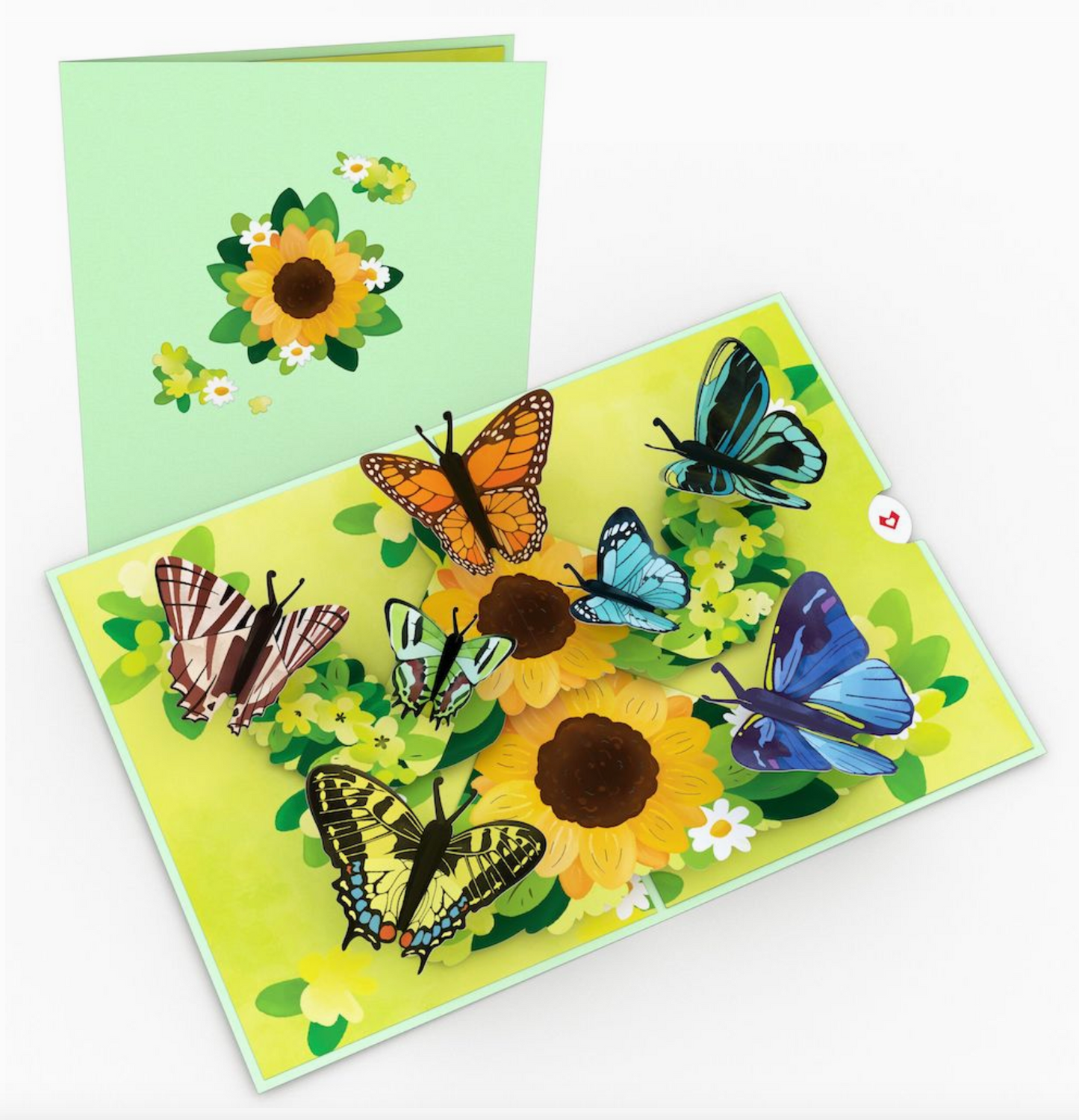 Lovepop Greeting Card - Sunflower Butterflies