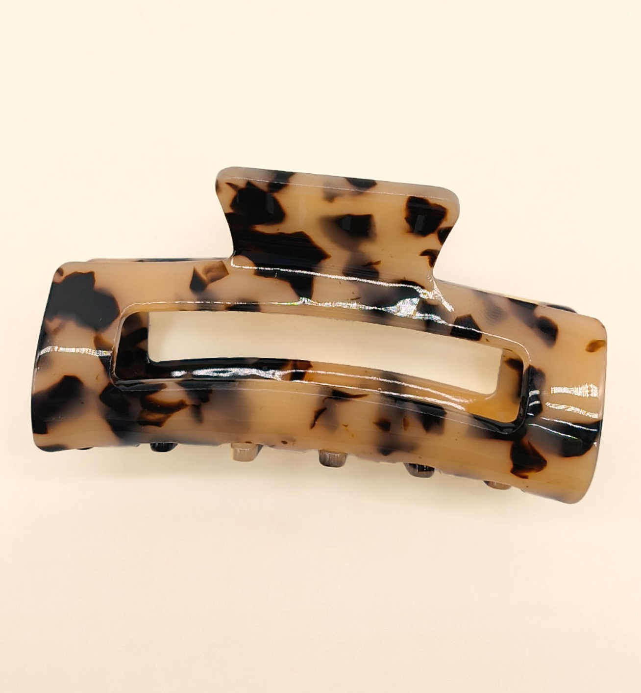 Tortoise Shell Hair Claw - Leopard