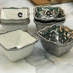 Square Snack Bowls by Pampa Bay
