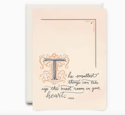 Winnie the Pooh Greeting Card