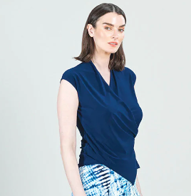 Crossover Faux Wrap Top