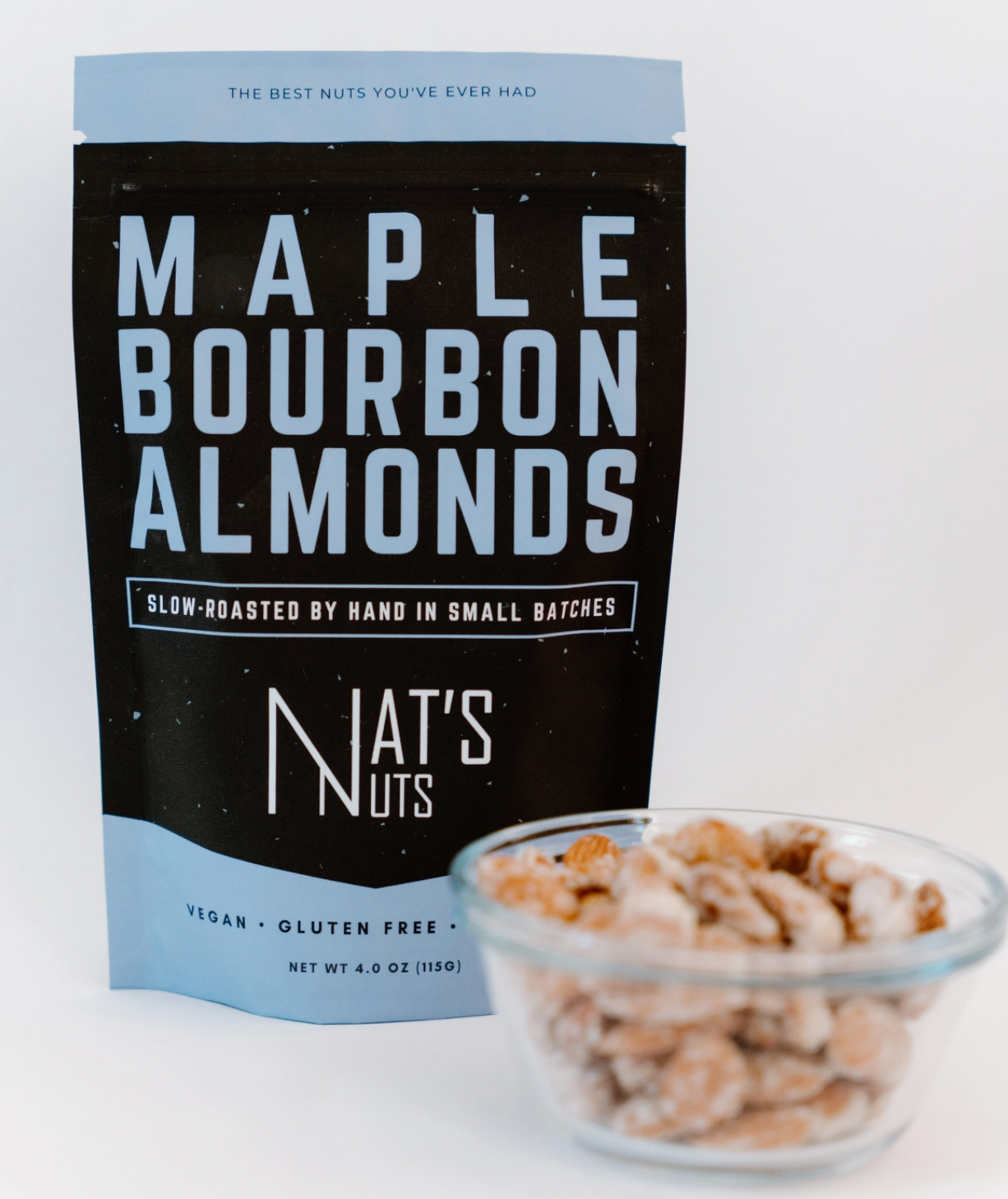 Maple Bourbon Almonds