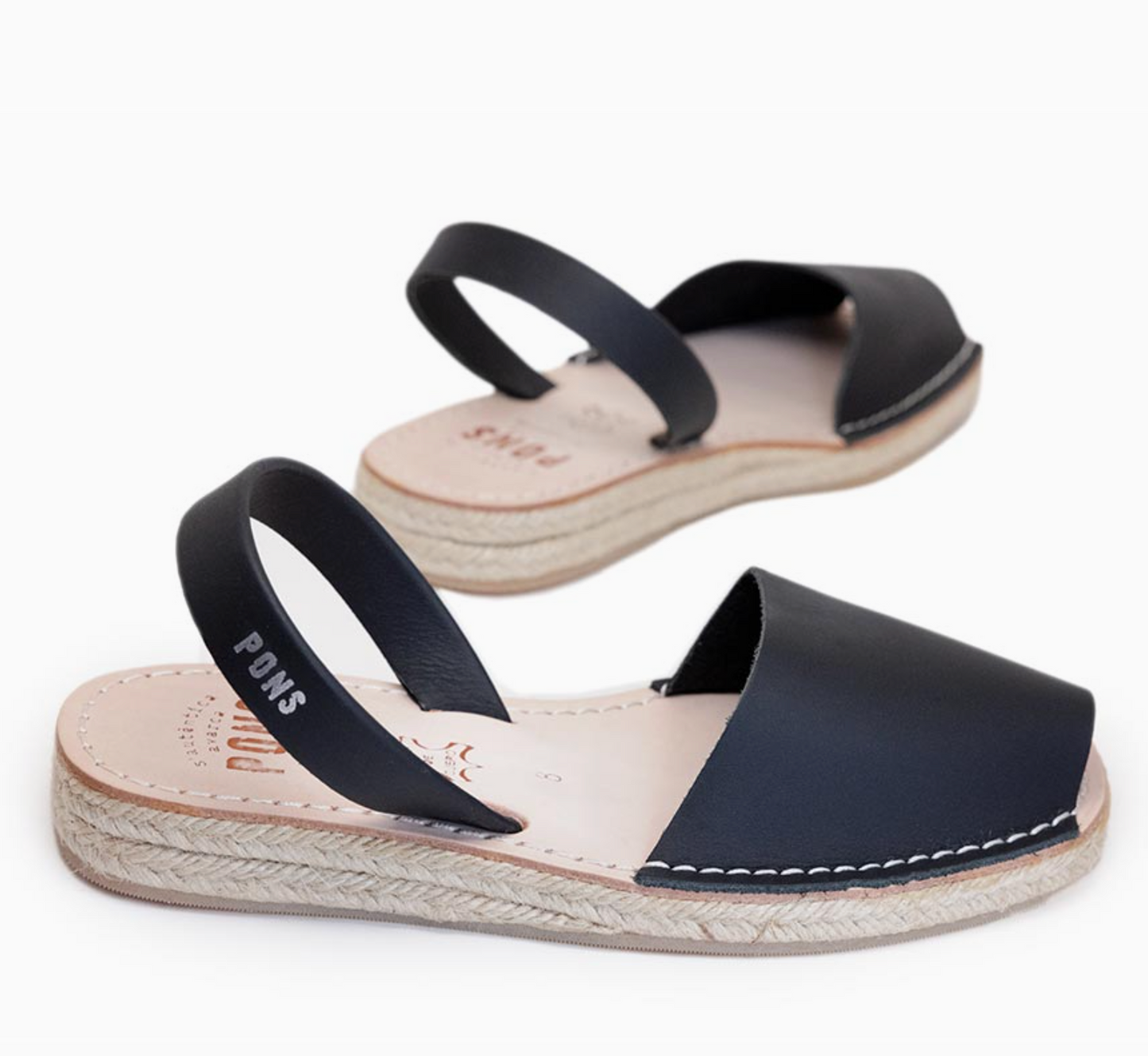 Pons Classic Espadrille - Black