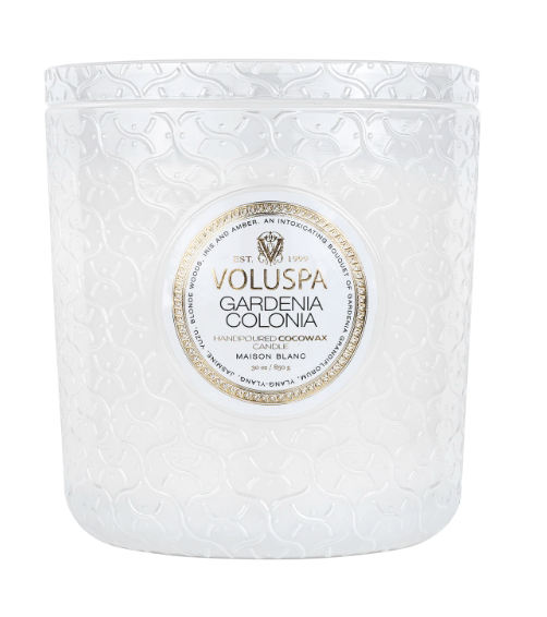 Voluspa- Luxe 30 oz Candle - Gardenia Colonia