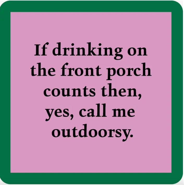 Drink on Me- Coasters - Outdoorsy