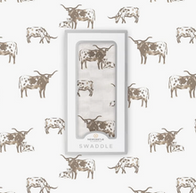 Newcastle- Bamboo Swaddles - Texas Longhorn