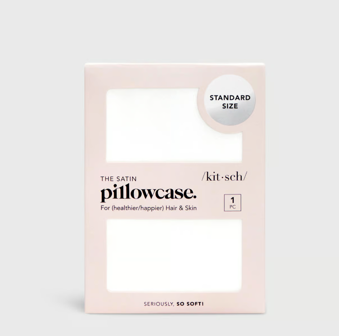 Kitsch- Satin Pillowcase - Ivory