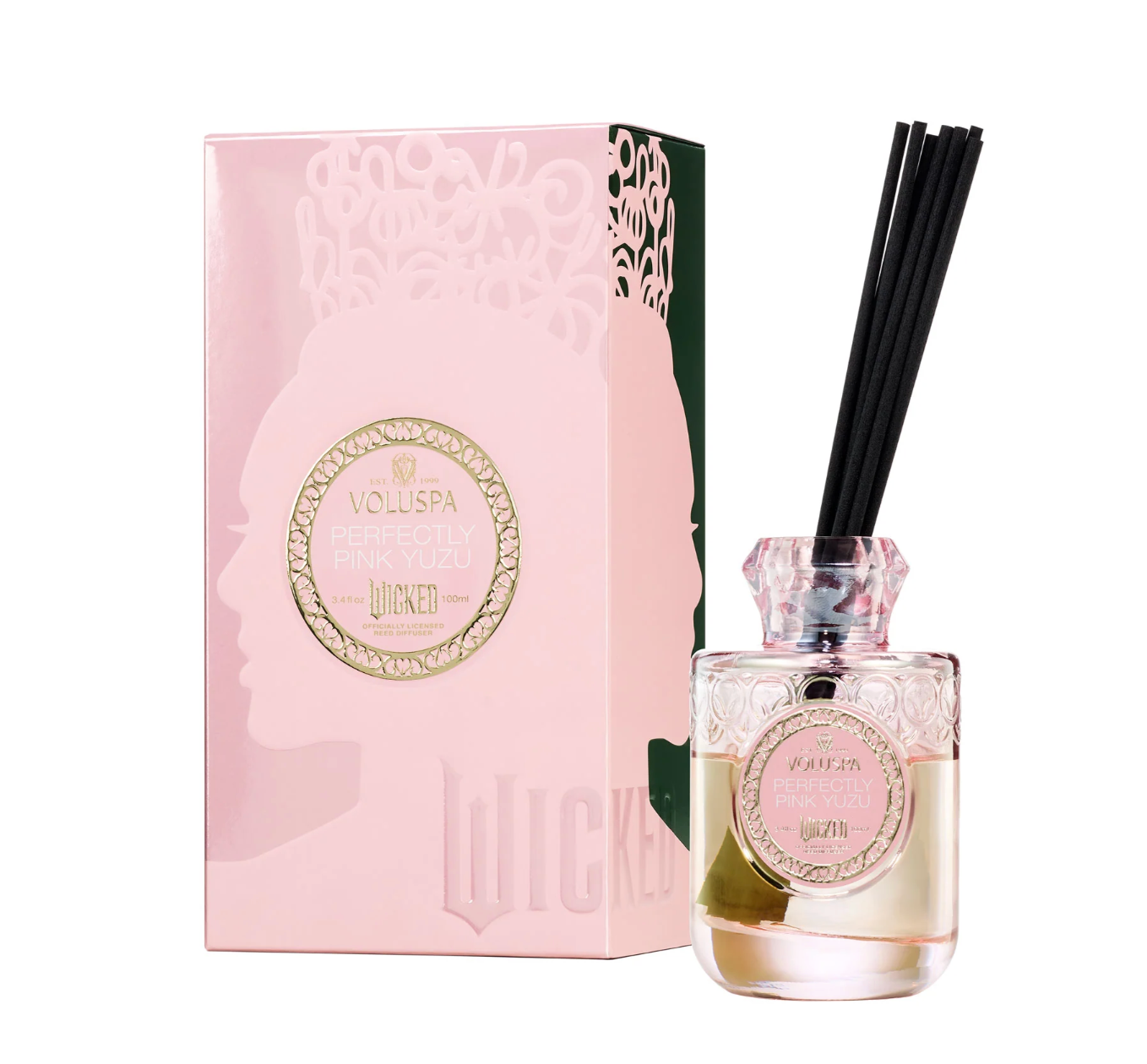 Voluspa- Wicked Reed Diffuser - Perfectly Pink Yuzu