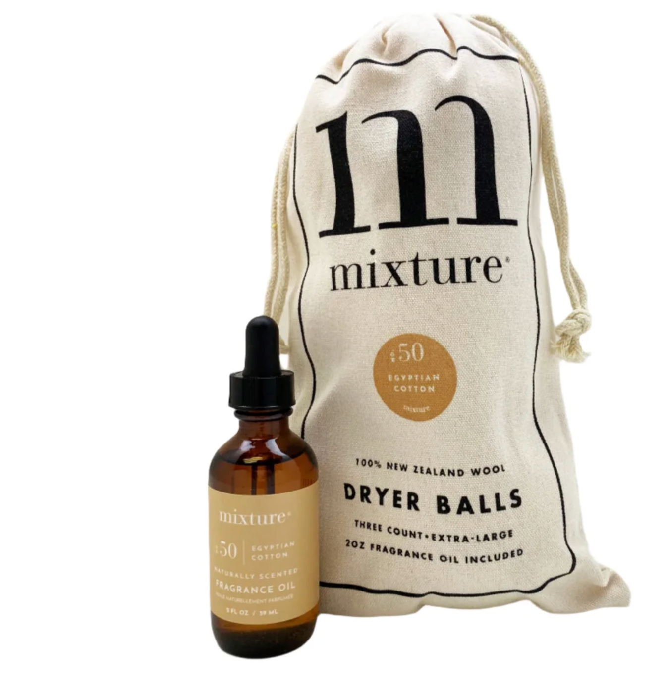Wool Dryer Balls 3 Pack with Essential Oil