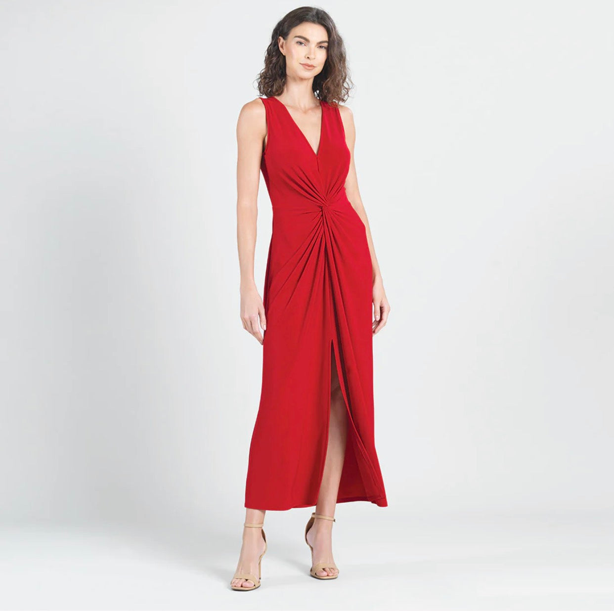Center Slit Maxi Dress