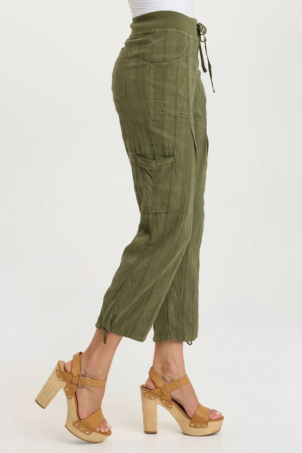 Ryle Crop Cypress Pigment Pant