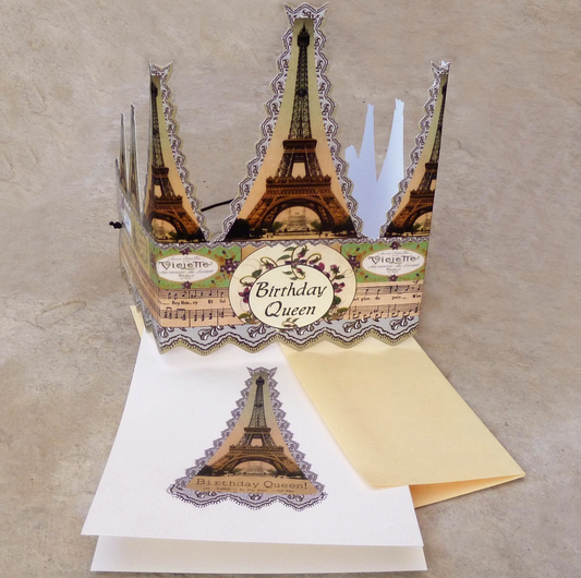 Greeting Card with Tiara