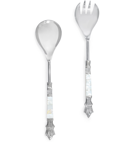 Pearl Tile Salad Server Set