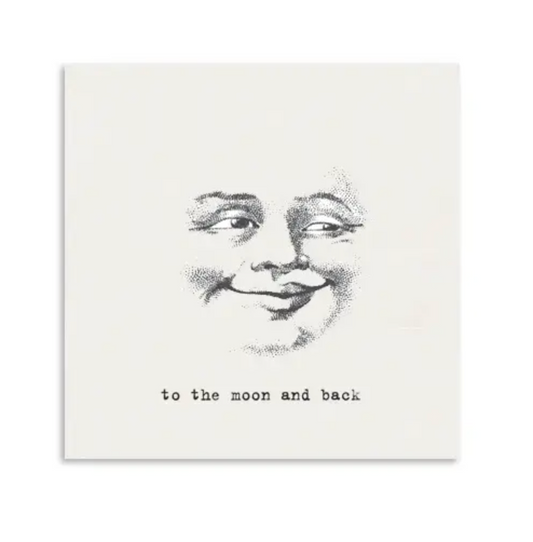 To the Moon and Back Greeting Card