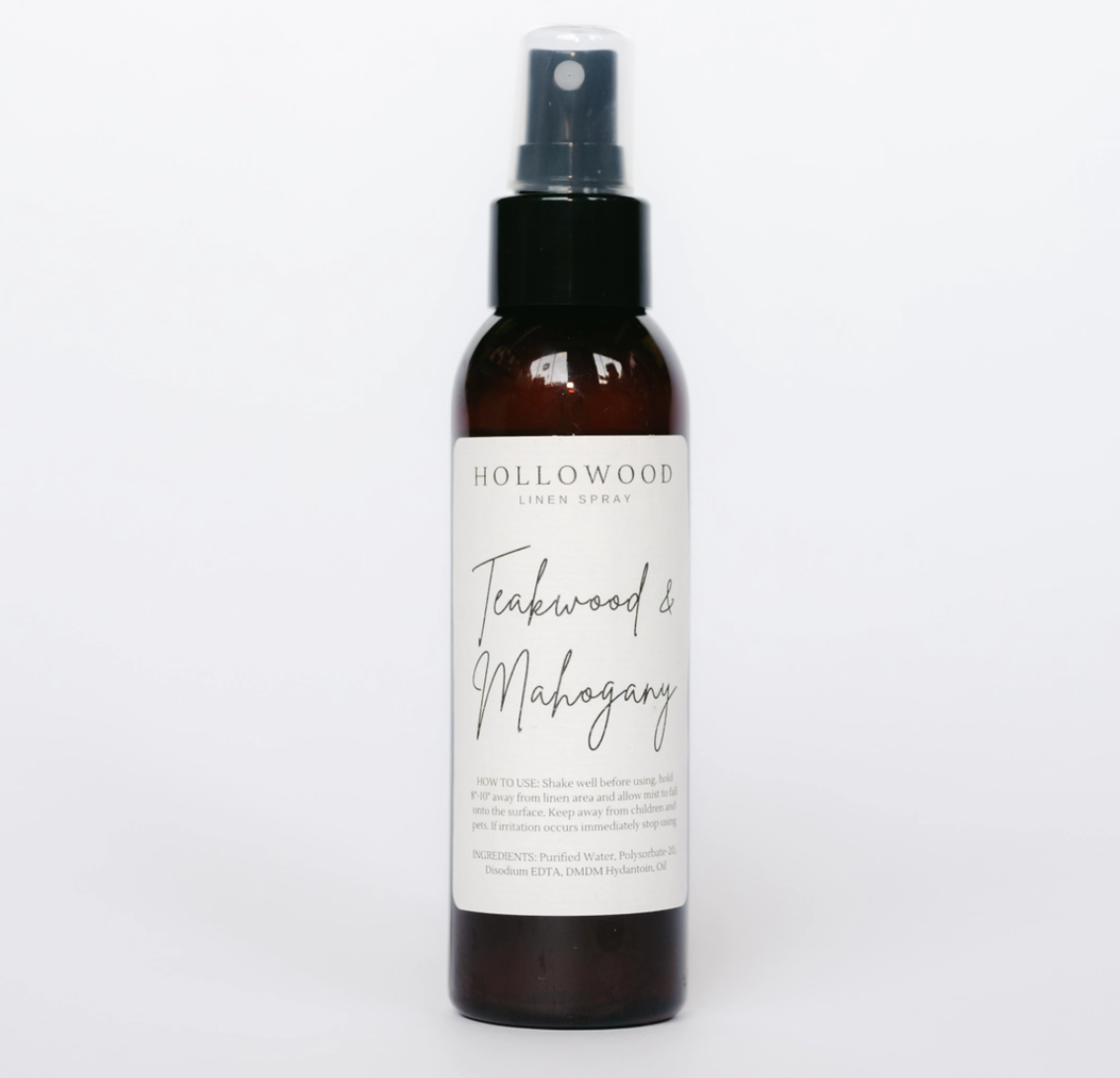 Teakwood & Mahogany Linen Spray