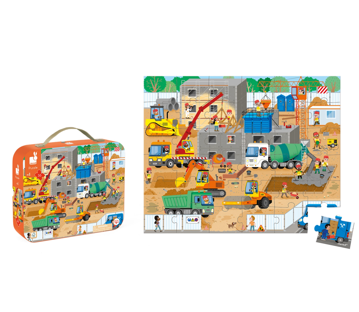 36 Piece Construction Site Puzzle