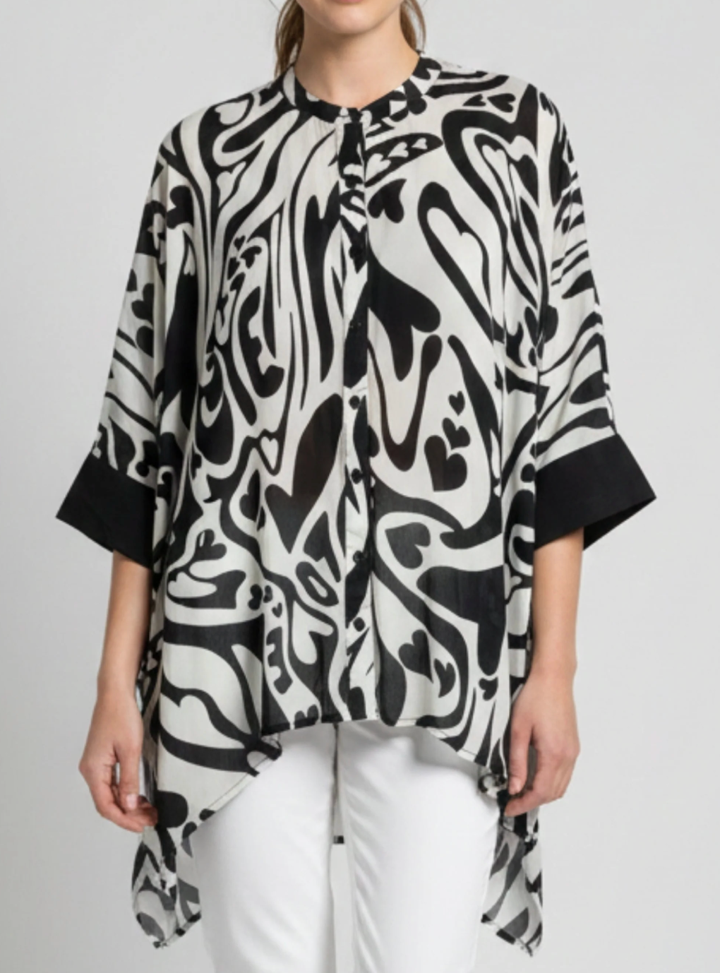 Front Button Kimono