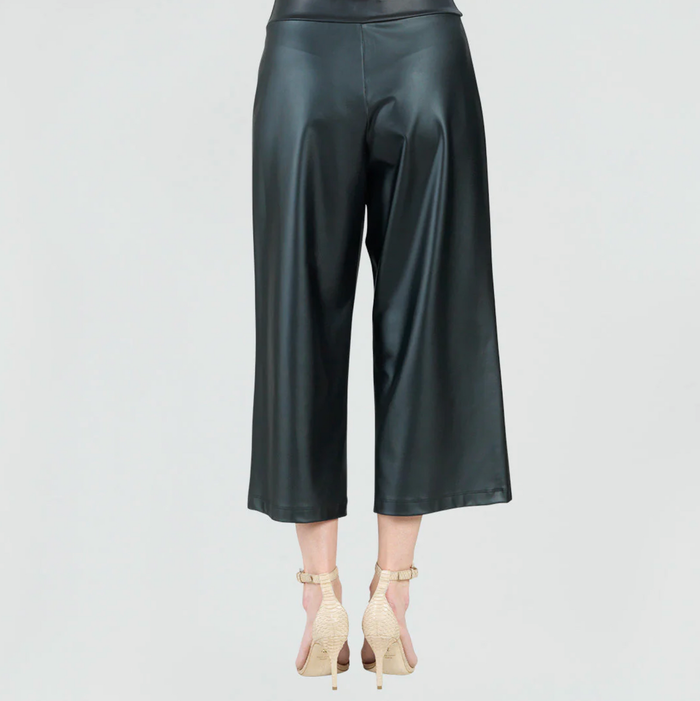 Gaucho Liquid Leather Stretch Knit Pant