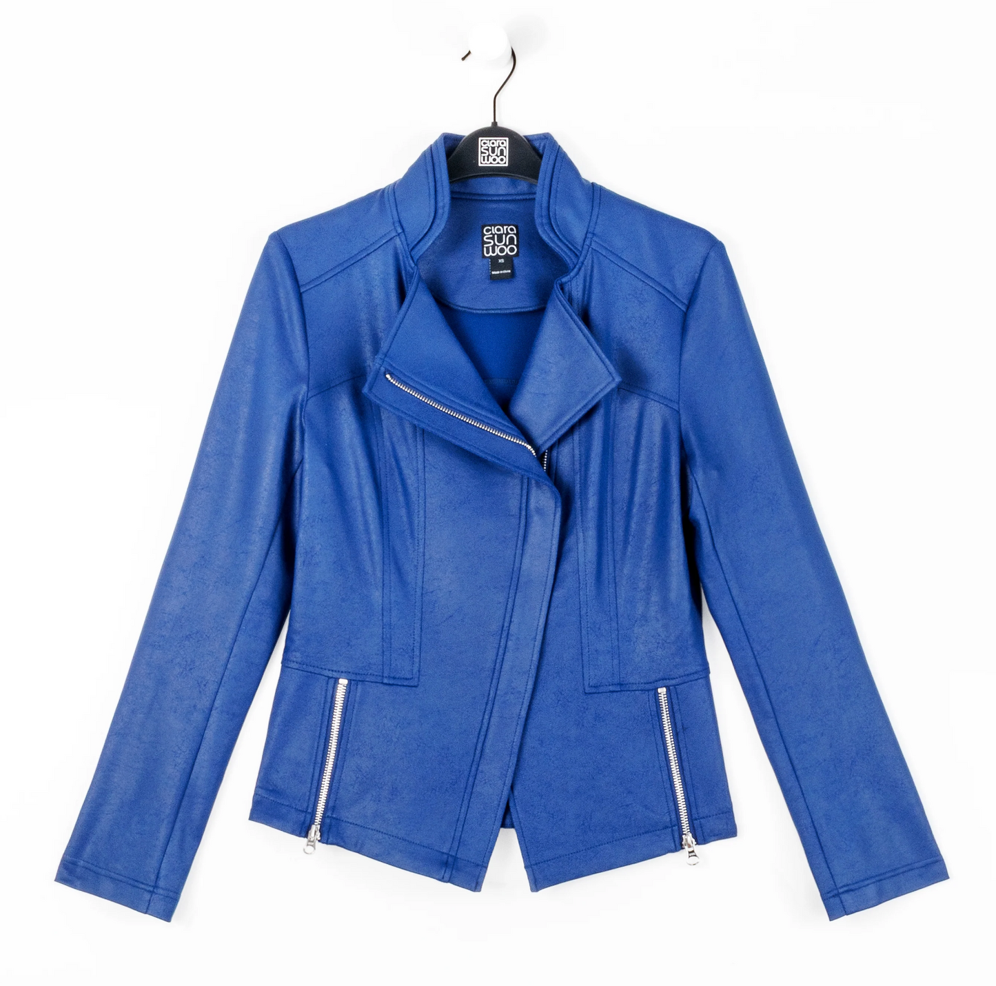 Liquid Leather Zip Jacket