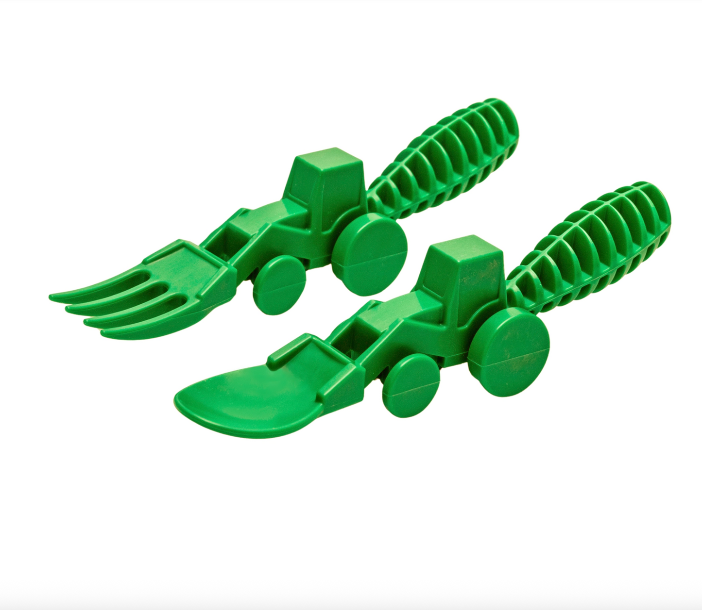 Constructive Eating Set of Two Tractor Utensils