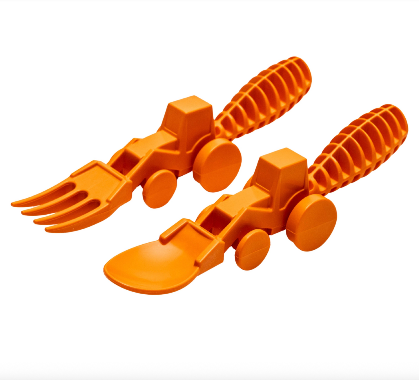 Constructive Eating Set of Two Tractor Utensils