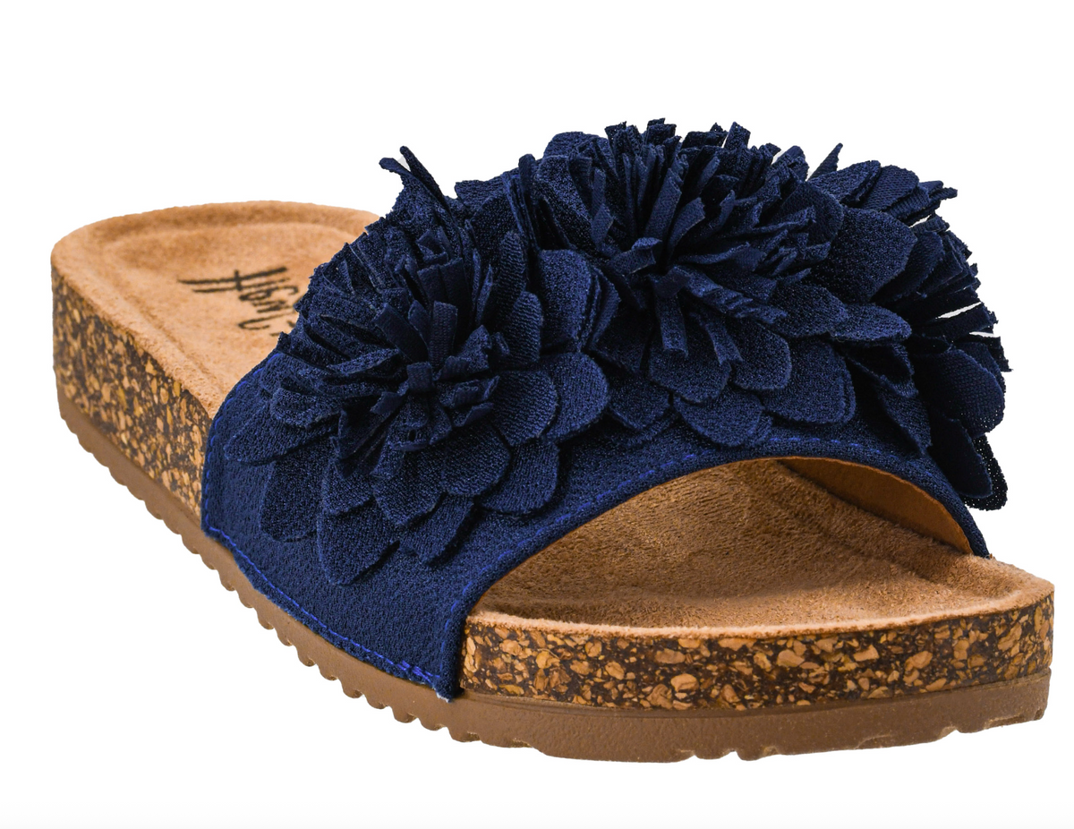 Wild Child Sandals in Navy
