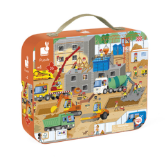 Janod- 36 Piece Construction Site Puzzle