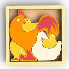 Chicken Family Puzzle