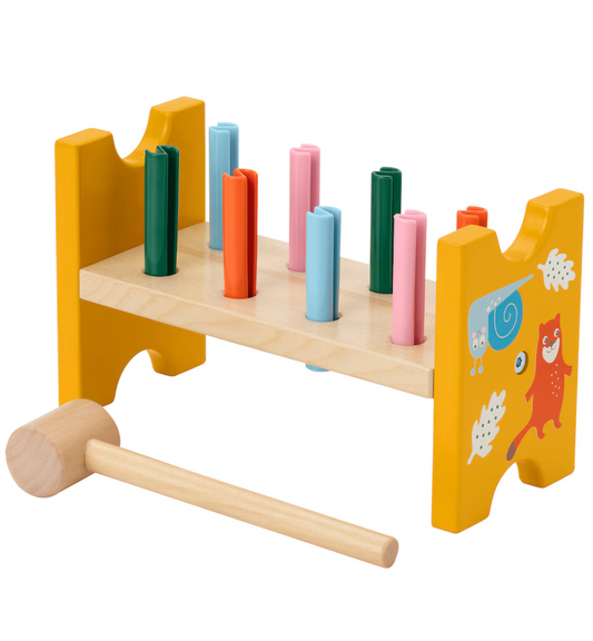 Hammering Toy with Pegs