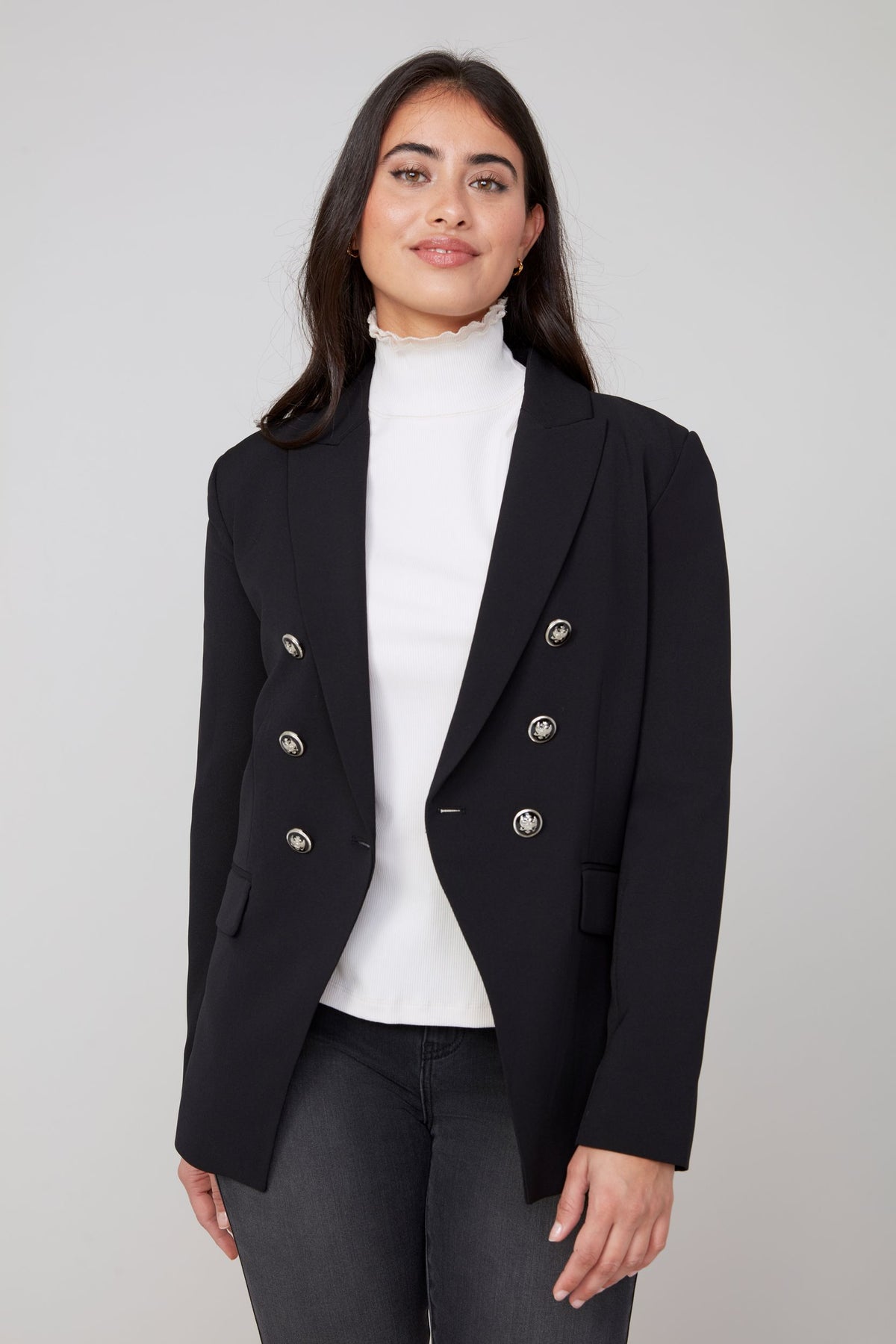 Blazer with Zip in Hooded Sweatshirt