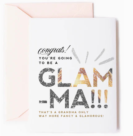Glamma Greeting Card