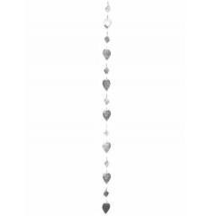 Tin Foil Hanging Hearts