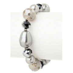 Mixed Bead Hematite Bracelet