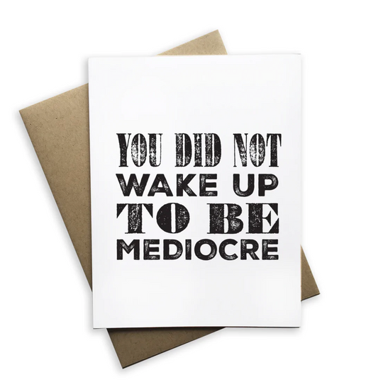 You did not wake up