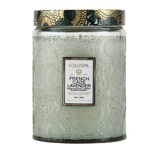 Large Glass Jar Candle