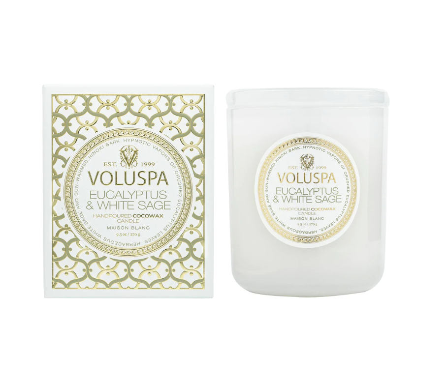 Candle 9.5 OZ - Classic Eucalyptus and White Sage