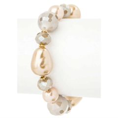 Mixed Bead Brown Bracelet