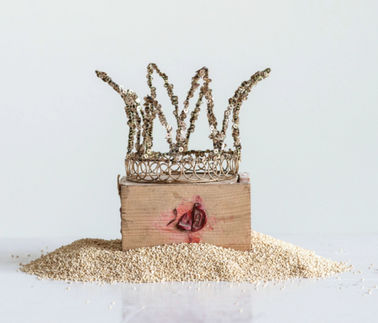 Wire Sequined Crown