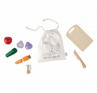 Wood Toy Play Set- Chef Station