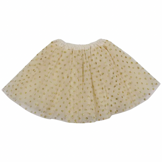 Tutu - woflow - Big Girls Gold Small Dot